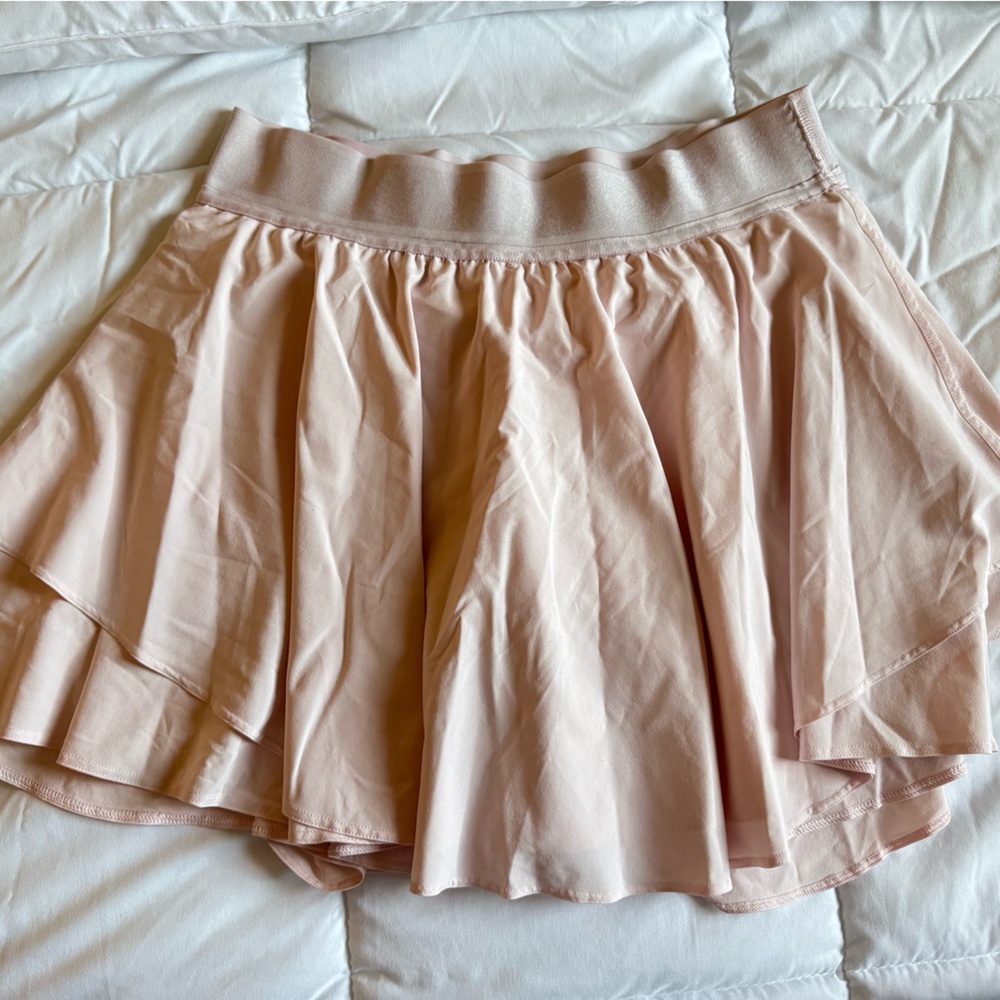 Lululemon Baby Pink Pleated Skirt